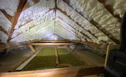 Spray Foam in Roof 1 - PCA Spray Foam in Roof 1 - PCA